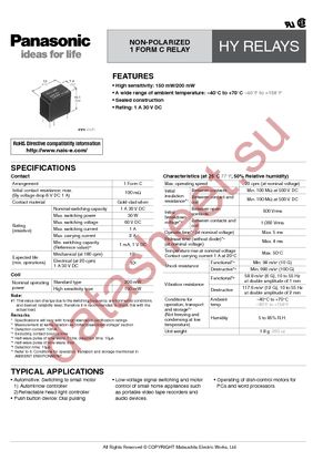 HY1-5V datasheet  